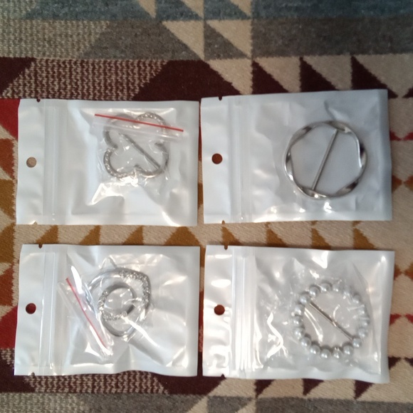 4 Pack Scarf Rings - Picture 3 of 5